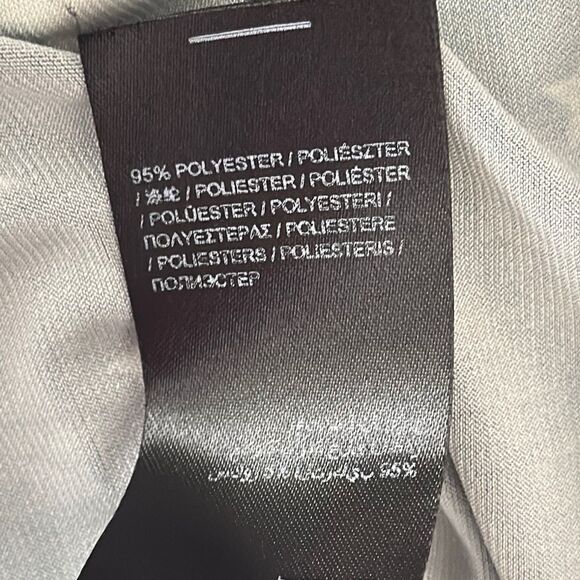 Simply Be Black and White Star Print Dress with Long‎ Sleeves - Picture 6 of 6